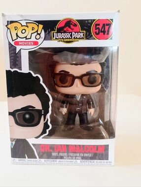 Funko Dr. Ian Malcolm Pop! – Brown Suit with Black Glasses